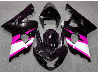 2004-2005 Noir Brillant & Rose GSXR 600-750 Carénage