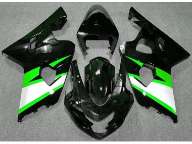 2004-2005 Noir Brillant & Vert GSXR 600-750 Carénage