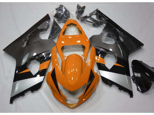 2004-2005 Orange & Argent GSXR 600-750 Carénage 2004-2005 Orange & Argent GSXR 600-750 Carénage