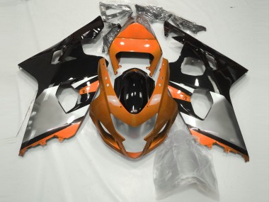 2004-2005 Orange Argent & Noir GSXR 600-750 Carénage