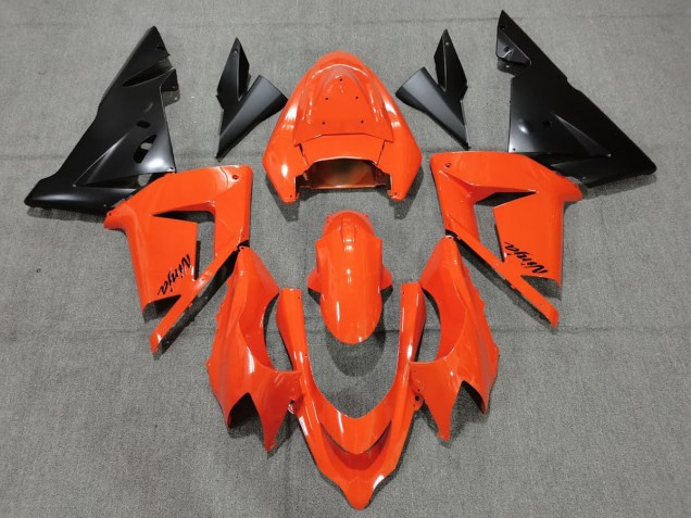 2004-2005 Orange Noir ZX10R Carénage 2004-2005 Orange Noir ZX10R Carénage