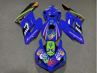 2004-2005 Requin Bleu Foncé CBR1000RR Carénage
