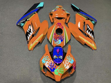 2004-2005 Requin Orange CBR1000RR Carénage
