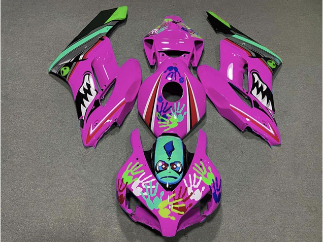 2004-2005 Requin Rose CBR1000RR Carénage 2004-2005 Requin Rose CBR1000RR Carénage