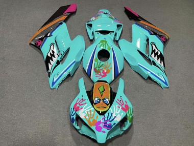 2004-2005 Requin Turquoise CBR1000RR Carénage