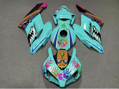 2004-2005 Requin Turquoise CBR1000RR Carénage