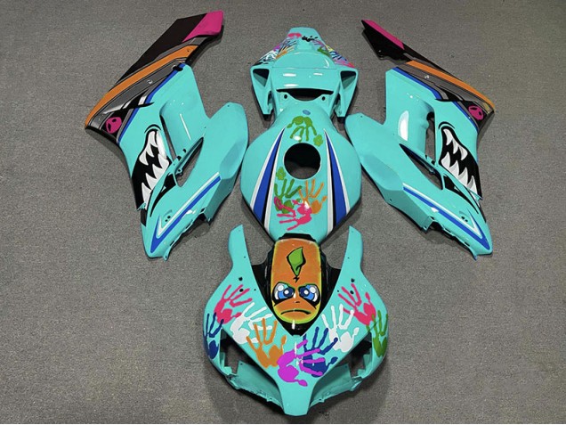 2004-2005 Requin Turquoise CBR1000RR Carénage