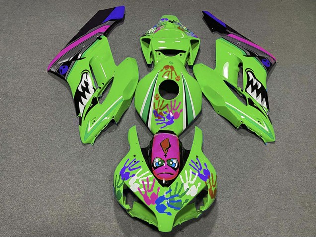 2004-2005 Requin Vert & Violet CBR1000RR Carénage 2004-2005 Requin Vert & Violet CBR1000RR Carénage