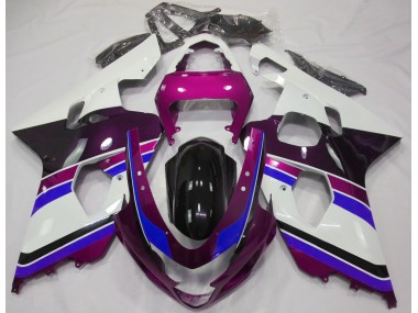 2004-2005 Rose Brillant & Bleu GSXR 600-750 Carénage