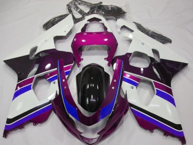 2004-2005 Rose Brillant & Bleu GSXR 600-750 Carénage