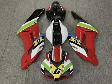 2004-2005 Rouge 6 CBR1000RR Carénage