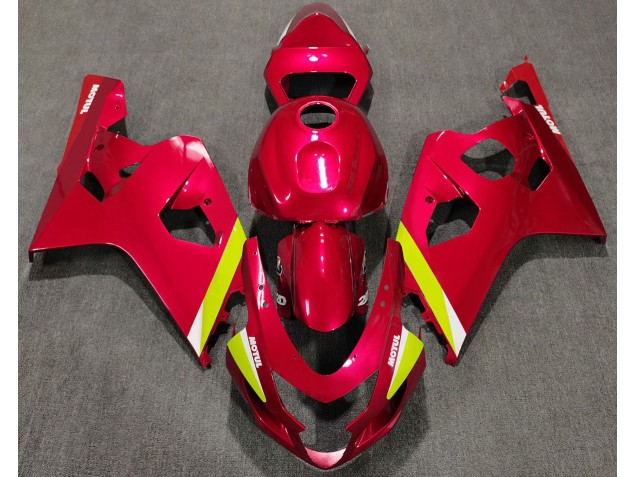 2004-2005 Rouge Brillant GSXR 600-750 Carénage 2004-2005 Rouge Brillant GSXR 600-750 Carénage
