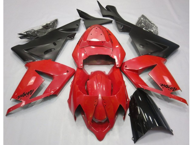 2004-2005 Rouge Perle & Noir ZX10R Carénage 2004-2005 Rouge Perle & Noir ZX10R Carénage