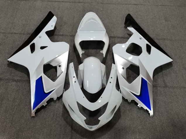 2004-2005 Style Bleu Blanc & Argent GSXR 600-750 Carénage 2004-2005 Style Bleu Blanc & Argent GSXR 600-750 Carénage