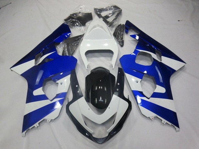 2004-2005 Style Bleu Blanc OEM GSXR 600-750 Carénage 2004-2005 Style Bleu Blanc OEM GSXR 600-750 Carénage