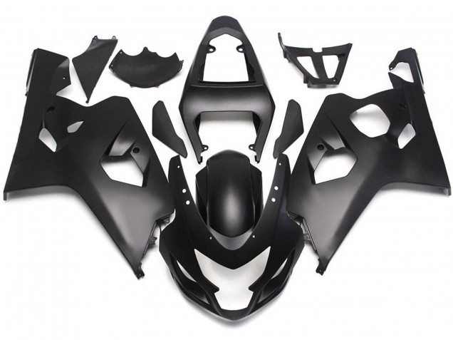 2004-2005 Style Noir Mat Avec Décalcomanies Rouges GSXR 600-750 Carénage 2004-2005 Style Noir Mat Avec Décalcomanies Rouges GSXR 600-750 Carénage