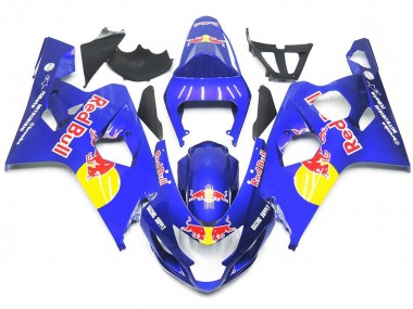 2004-2005 Style Taureau Bleu Rouge Vibrant GSXR 600-750 Carénage