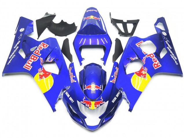 2004-2005 Style Taureau Bleu Rouge Vibrant GSXR 600-750 Carénage 2004-2005 Style Taureau Bleu Rouge Vibrant GSXR 600-750 Carénage