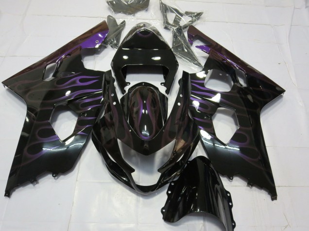 2004-2005 Violet Flamme GSXR 600-750 Carénage 2004-2005 Violet Flamme GSXR 600-750 Carénage
