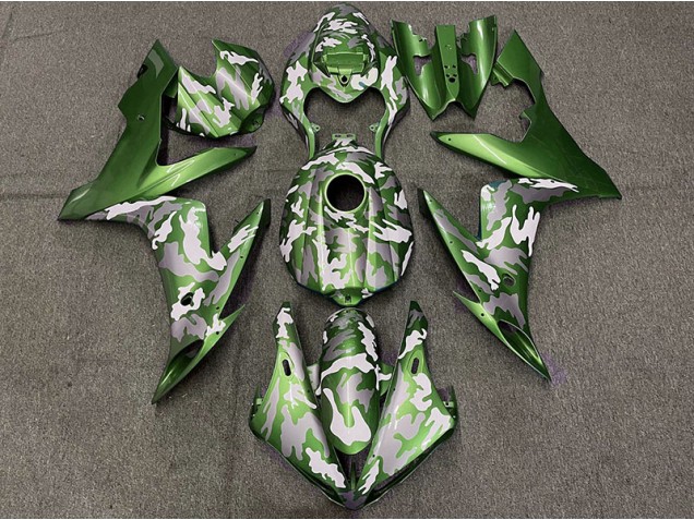 2004-2006 Vert Foncé Camouflage R1 Carénage