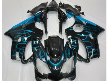 2004-2007 Bleu Clair Flamme CBR600 F4i Carénage