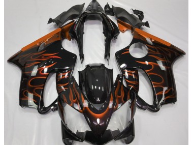 2004-2007 Orange Flamme CBR600 F4i Carénage