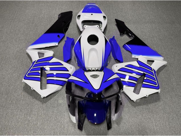 2005-2006 Ailes Bleu Foncé & Blanches CBR600RR Carénage 2005-2006 Ailes Bleu Foncé & Blanches CBR600RR Carénage