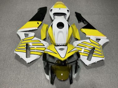 2005-2006 Ailes Jaunes & Blanches CBR600RR Carénage