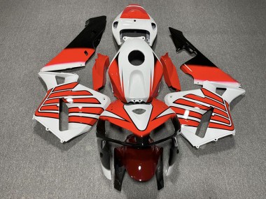 2005-2006 Ailes Rouges & Blanches CBR600RR Carénage