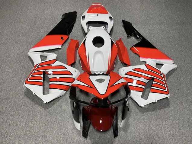 2005-2006 Ailes Rouges & Blanches CBR600RR Carénage 2005-2006 Ailes Rouges & Blanches CBR600RR Carénage