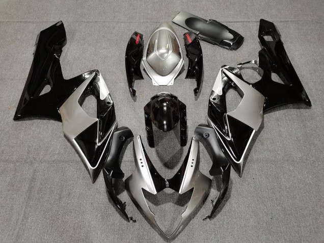 2005-2006 Argent & Noir GSXR 1000 Carénage 2005-2006 Argent & Noir GSXR 1000 Carénage