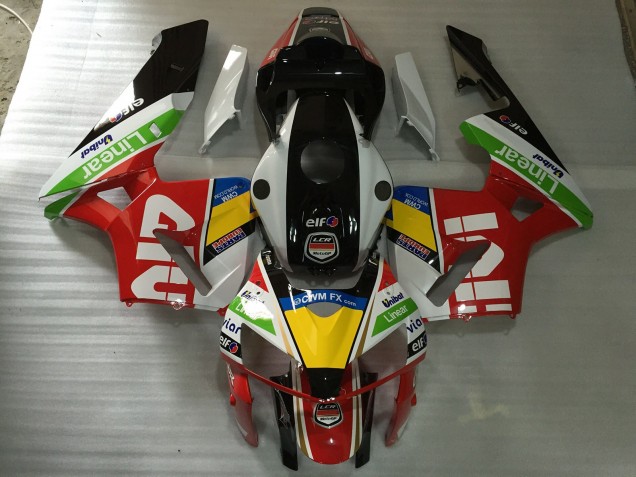 2005-2006 Bianco Rosso Givi CBR600RR Carénage 2005-2006 Bianco Rosso Givi CBR600RR Carénage