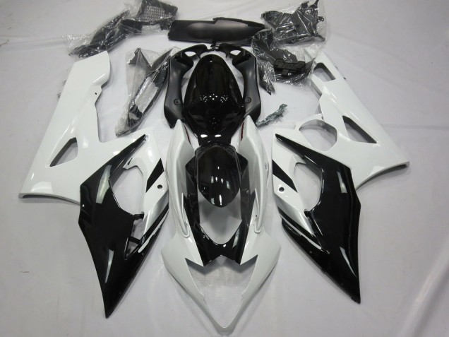 2005-2006 Blanc Noir & Argent GSXR 1000 Carénage 2005-2006 Blanc Noir & Argent GSXR 1000 Carénage