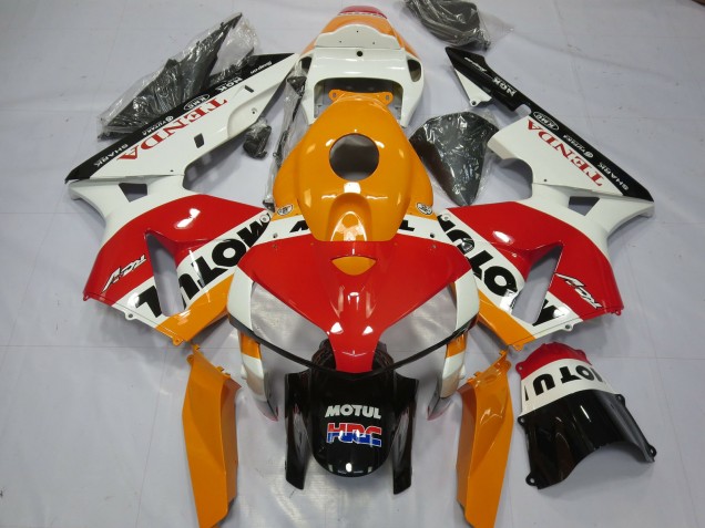 2005-2006 Blanc Repsol CBR600RR Carénage 2005-2006 Blanc Repsol CBR600RR Carénage