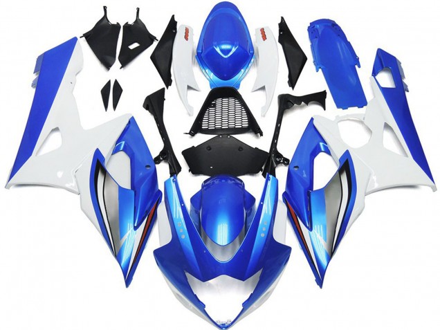 2005-2006 Bleu Brillant & Blanc GSXR 1000 Carénage 2005-2006 Bleu Brillant & Blanc GSXR 1000 Carénage