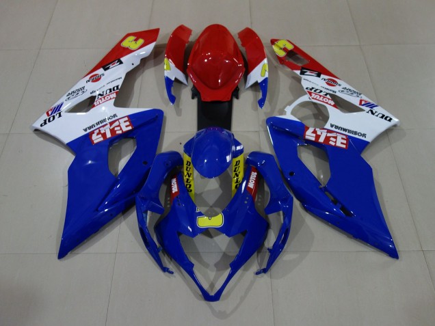 2005-2006 Bleu Brillant / Blanc / Rouge GSXR 1000 Carénage 2005-2006 Bleu Brillant / Blanc / Rouge GSXR 1000 Carénage