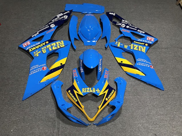 2005-2006 Bleu Clair Rizla GSXR 1000 Carénage 2005-2006 Bleu Clair Rizla GSXR 1000 Carénage