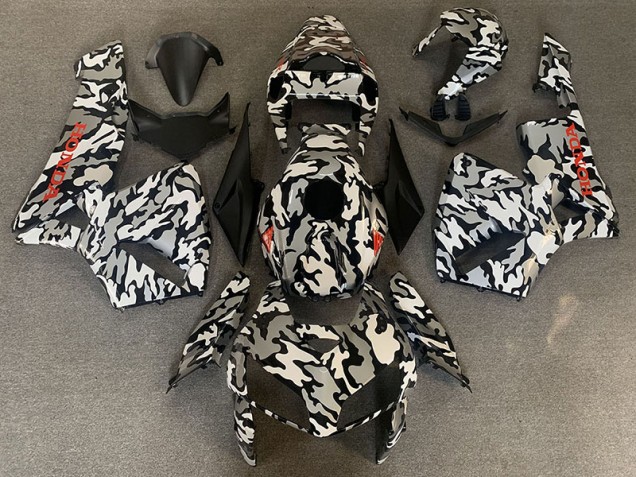 2005-2006 Camo & Décalcomanies Rouges CBR600RR Carénage 2005-2006 Camo & Décalcomanies Rouges CBR600RR Carénage