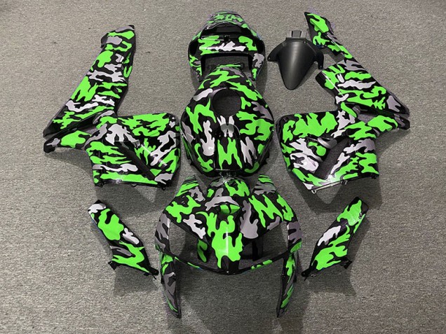 2005-2006 Camouflage & Vert CBR600RR Carénage 2005-2006 Camouflage & Vert CBR600RR Carénage