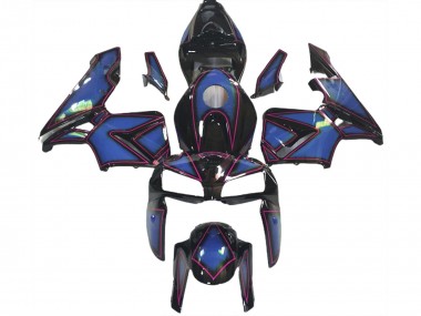 2005-2006 Contour Bleu Profond & Rose CBR600RR Carénage
