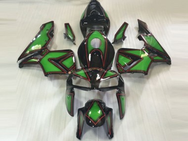 2005-2006 Contour Vert & Rouge CBR600RR Carénage