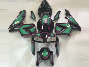 2005-2006 Contour Vert Émeraude & Rose CBR600RR Carénage