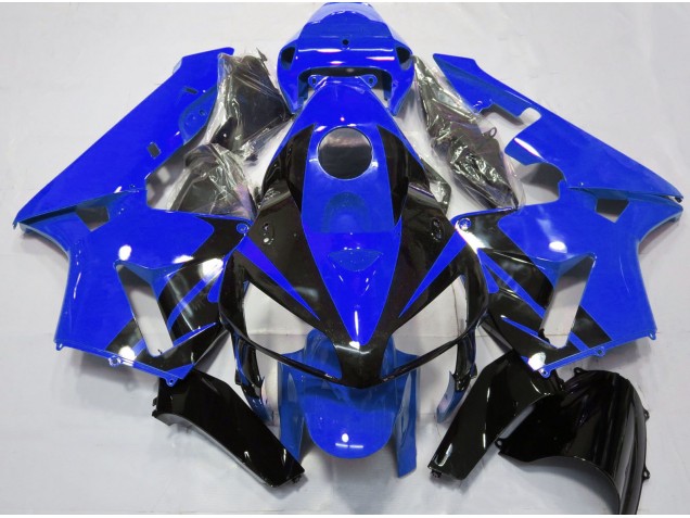 2005-2006 Design Bleu Brillant & Noir CBR600RR Carénage 2005-2006 Design Bleu Brillant & Noir CBR600RR Carénage