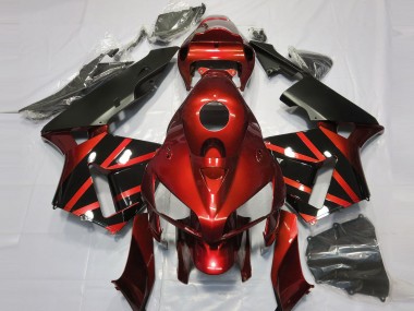 2005-2006 Design Rouge & Noir Brillant CBR600RR Carénage