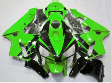 2005-2006 Design Vert & Noir Brillant CBR600RR Carénage