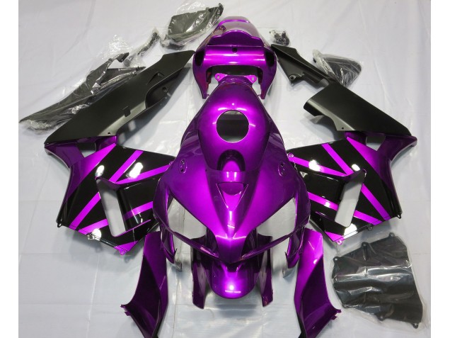 2005-2006 Design Violet & Noir Brillant CBR600RR Carénage 2005-2006 Design Violet & Noir Brillant CBR600RR Carénage