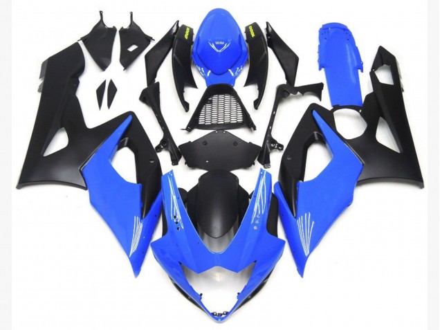 2005-2006 Inférieurs Bleu Brillant Clair & Noir Mat GSXR 1000 Carénage 2005-2006 Inférieurs Bleu Brillant Clair & Noir Mat GSXR 1000 Carénage
