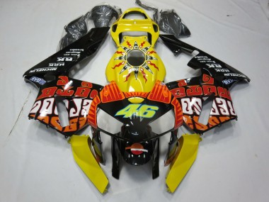 2005-2006 Jaune Rossi CBR600RR Carénage