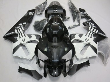2005-2006 Logo Punisher Noir Mat & Blanc CBR600RR Carénage