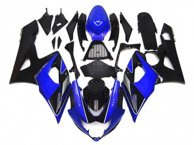 2005-2006 Noir & Bleu Brillant Avec Argent GSXR 1000 Carénage